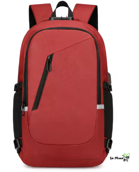 Mochila Anti-Furto com Senha USB Slim Bag