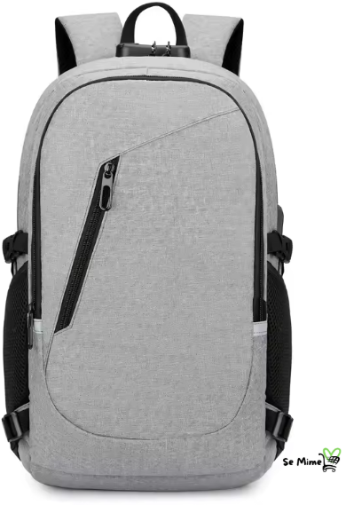 Mochila Anti-Furto com Senha USB Slim Bag